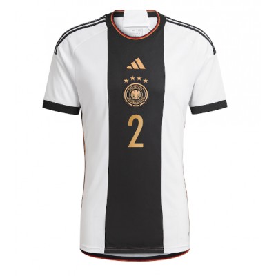 Pánský Fotbalový dres Německo Antonio Rudiger #2 MS 2022 Domácí Krátký Rukáv